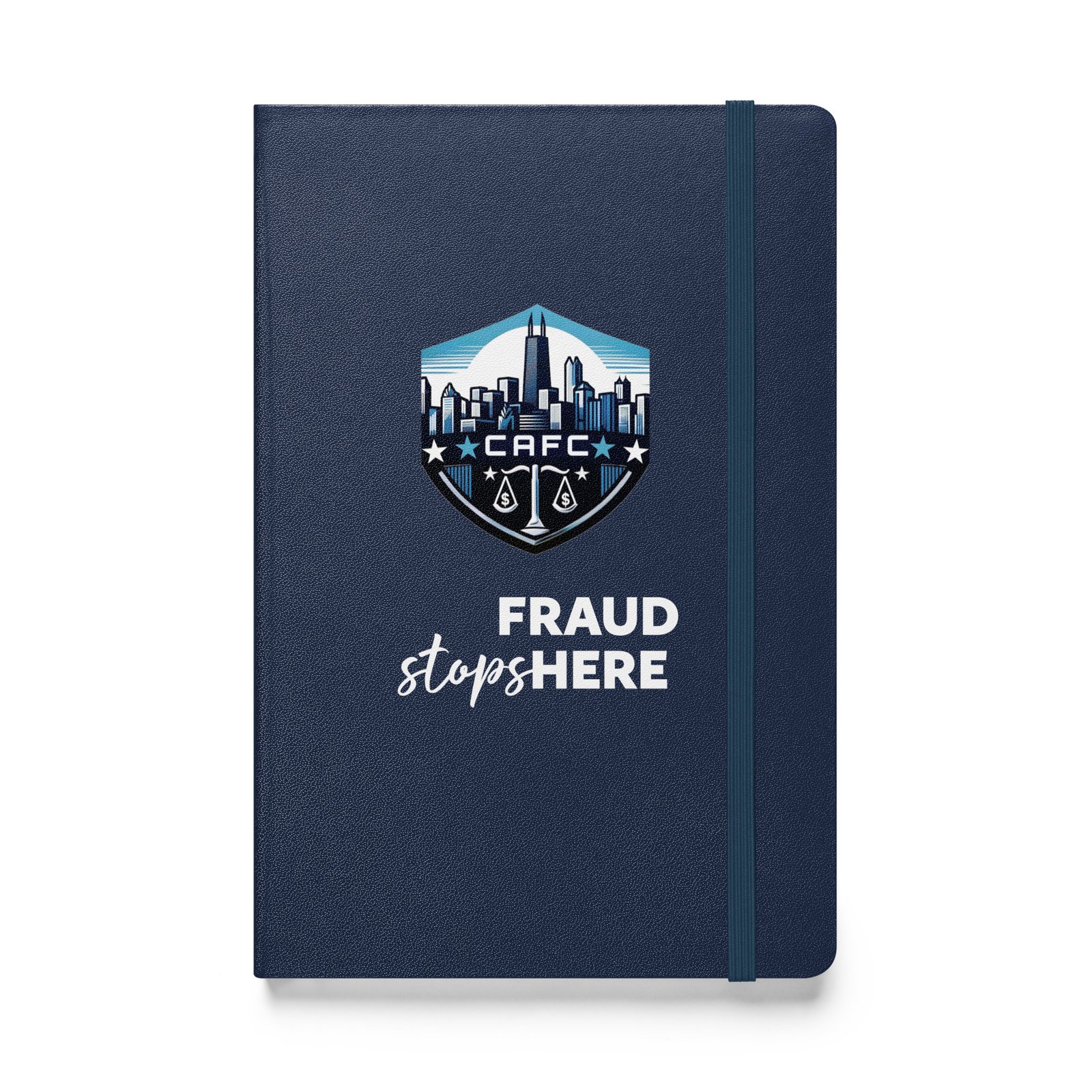 Hardcover bound notebook